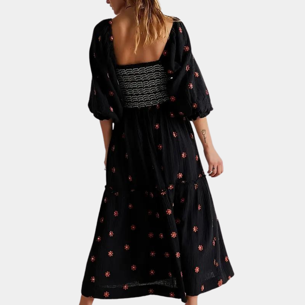 Imanta - Luchtige casual bloemenjurk voor dames, perfect voor de zomer
