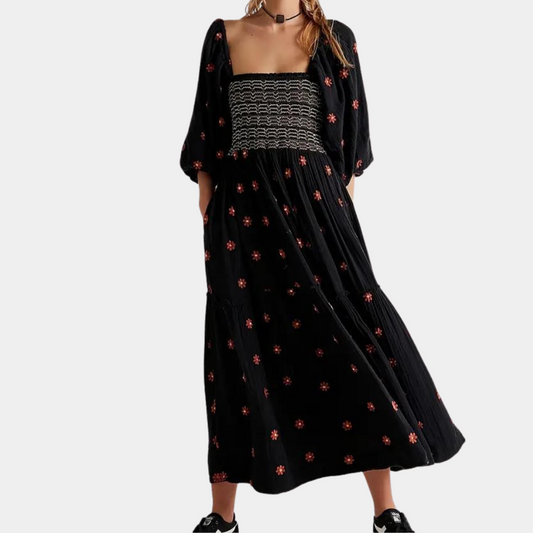 Imanta - Luchtige casual bloemenjurk voor dames, perfect voor de zomer