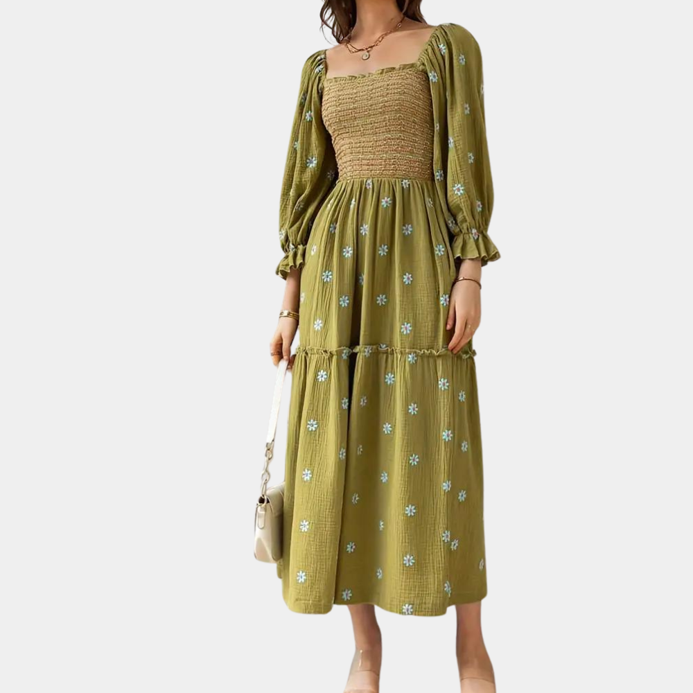 Imanta - Luchtige casual bloemenjurk voor dames, perfect voor de zomer