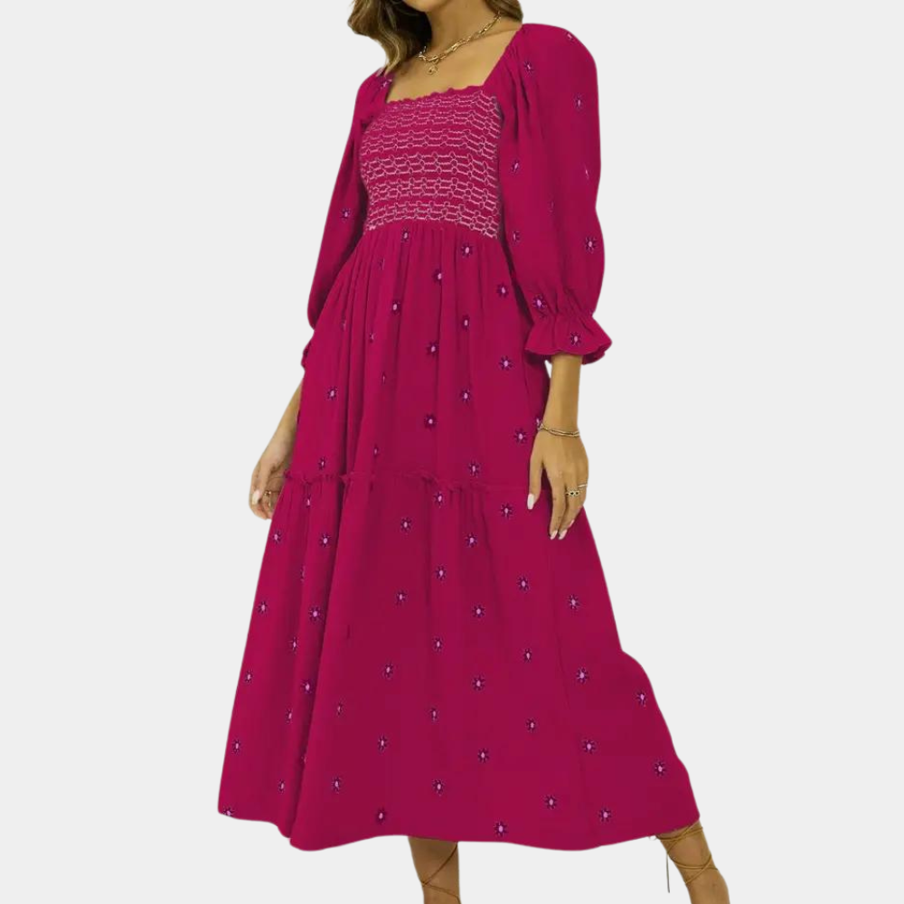 Imanta - Luchtige casual bloemenjurk voor dames, perfect voor de zomer