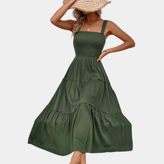 Casual ademende damesjurk voor de zomer