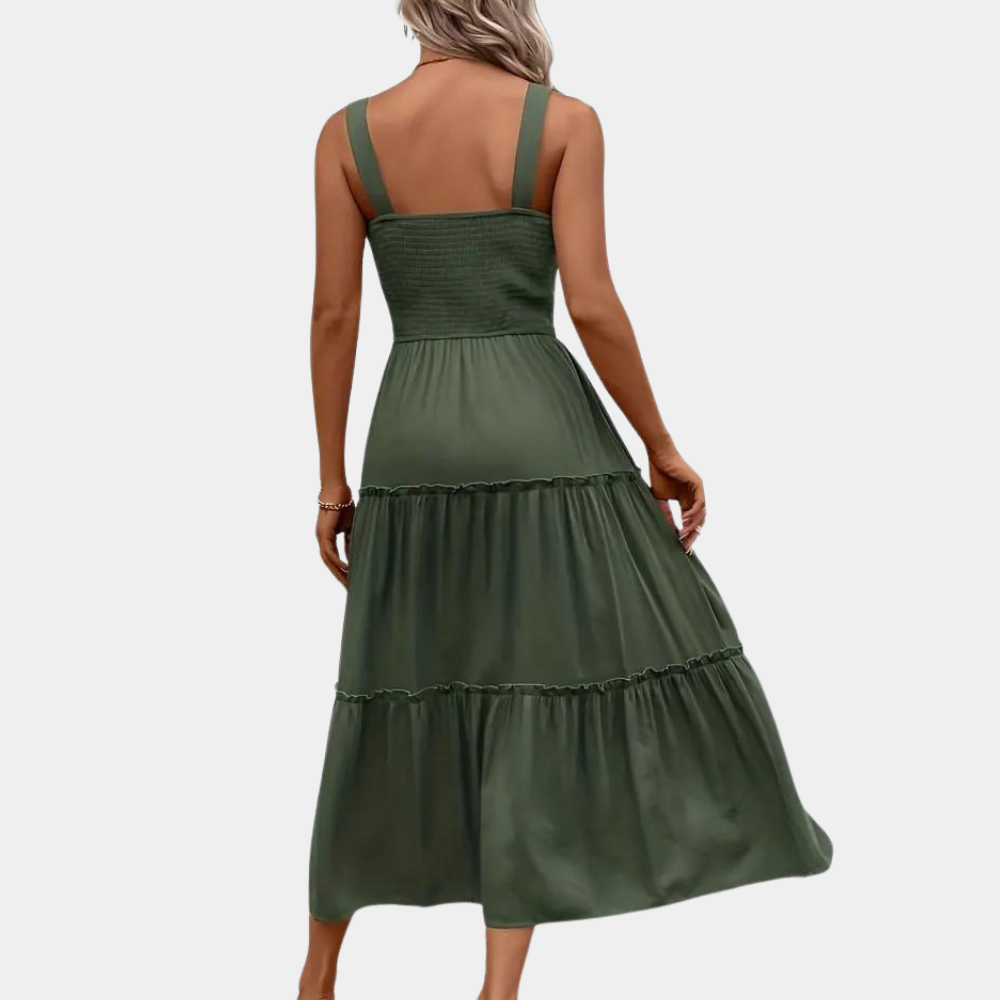 Casual ademende damesjurk voor de zomer
