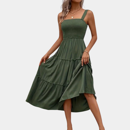 Casual ademende damesjurk voor de zomer