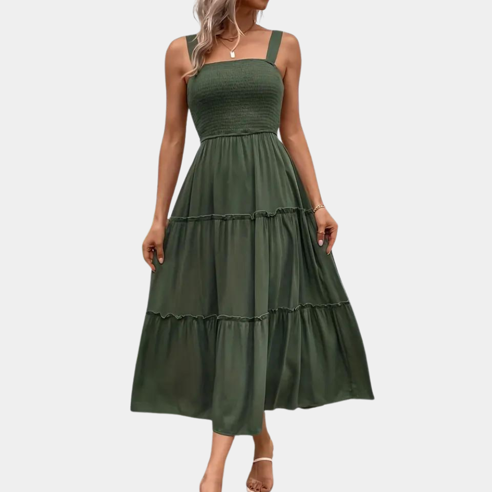 Casual ademende damesjurk voor de zomer