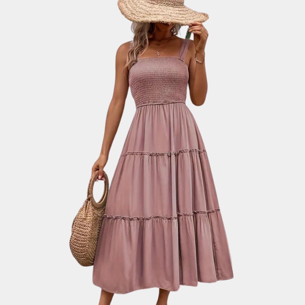 Casual ademende damesjurk voor de zomer