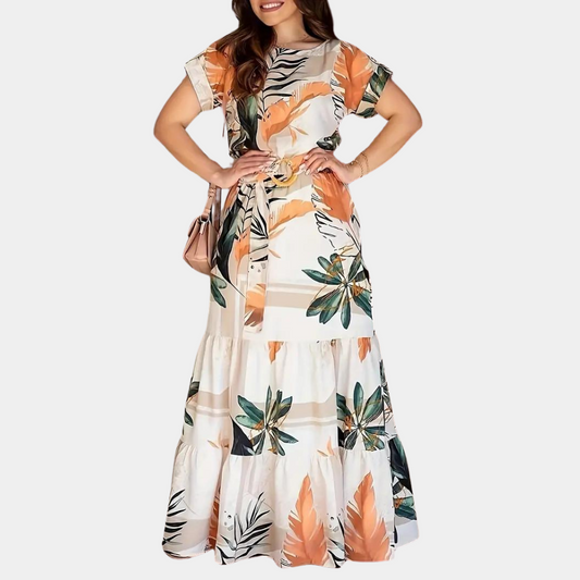 Elegante zomer bloemenjurk voor dames