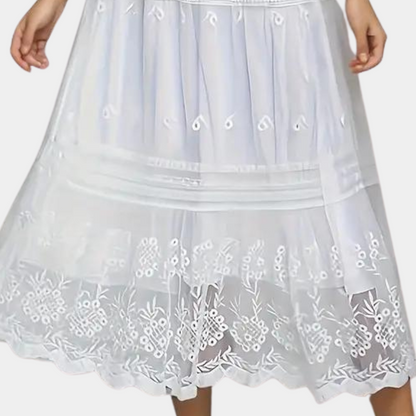 Lasma - Off shoulder kanten zomerjurk voor dames