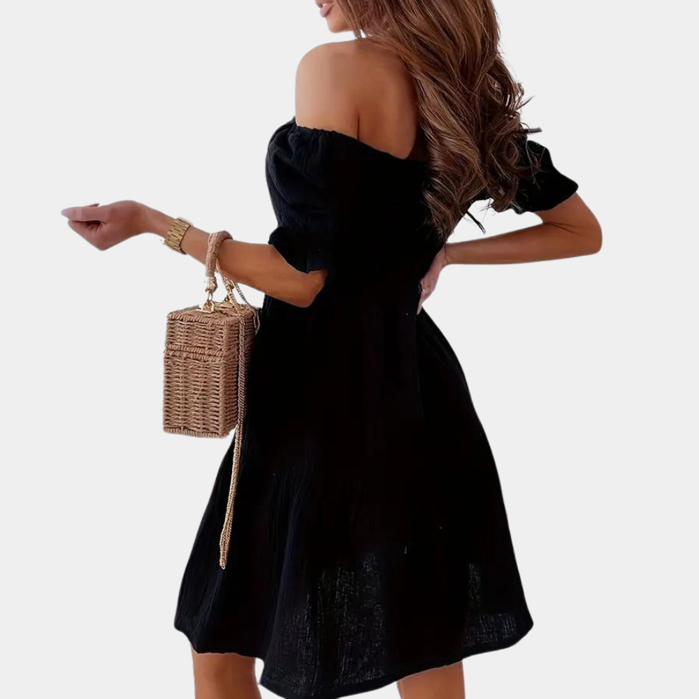 Casual off shoulder zomerjurk voor dames