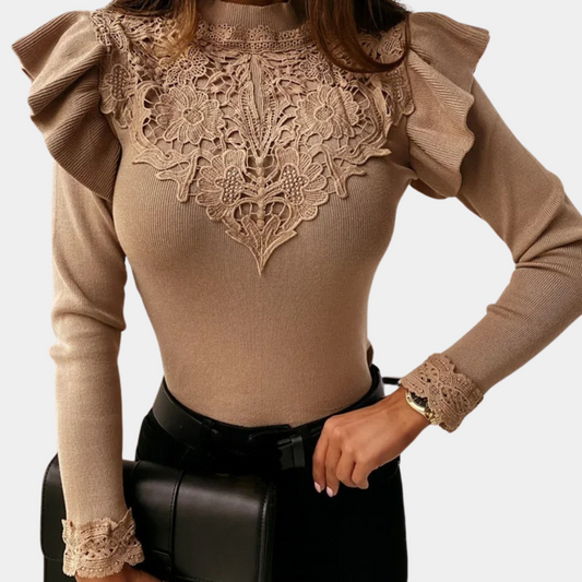 Elegante damesshirt met lange mouwen voor de zomer