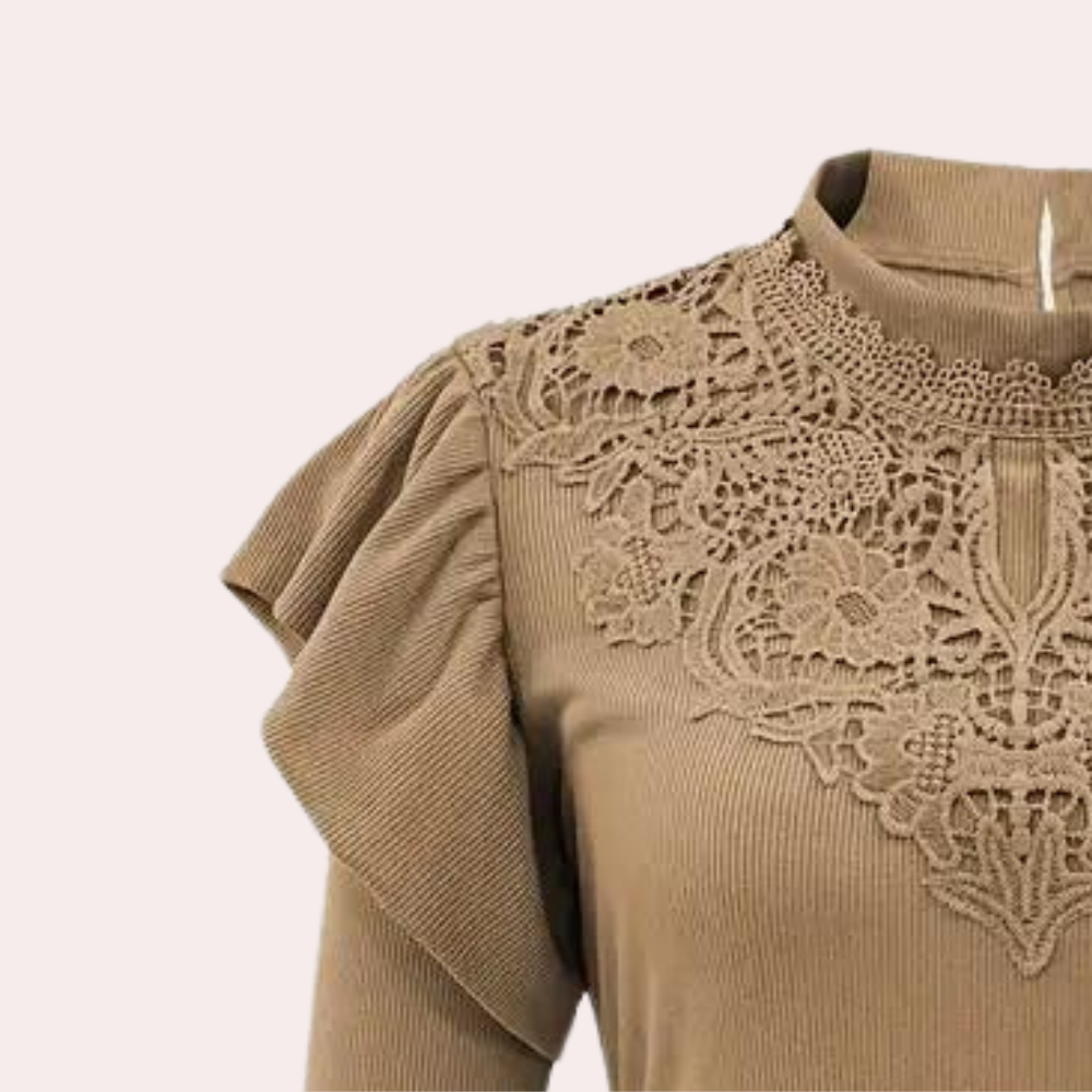 Elegante damesshirt met lange mouwen voor de zomer
