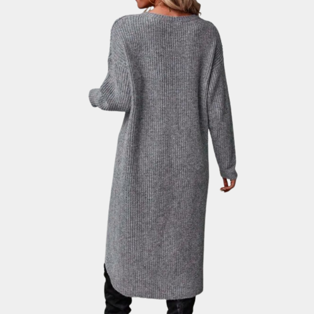 Moderne dames trui-jurk voor de zomer