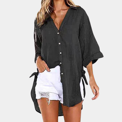 Casual en comfortabele damesblouse voor de zomer