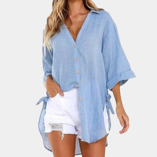 Casual en comfortabele damesblouse voor de zomer