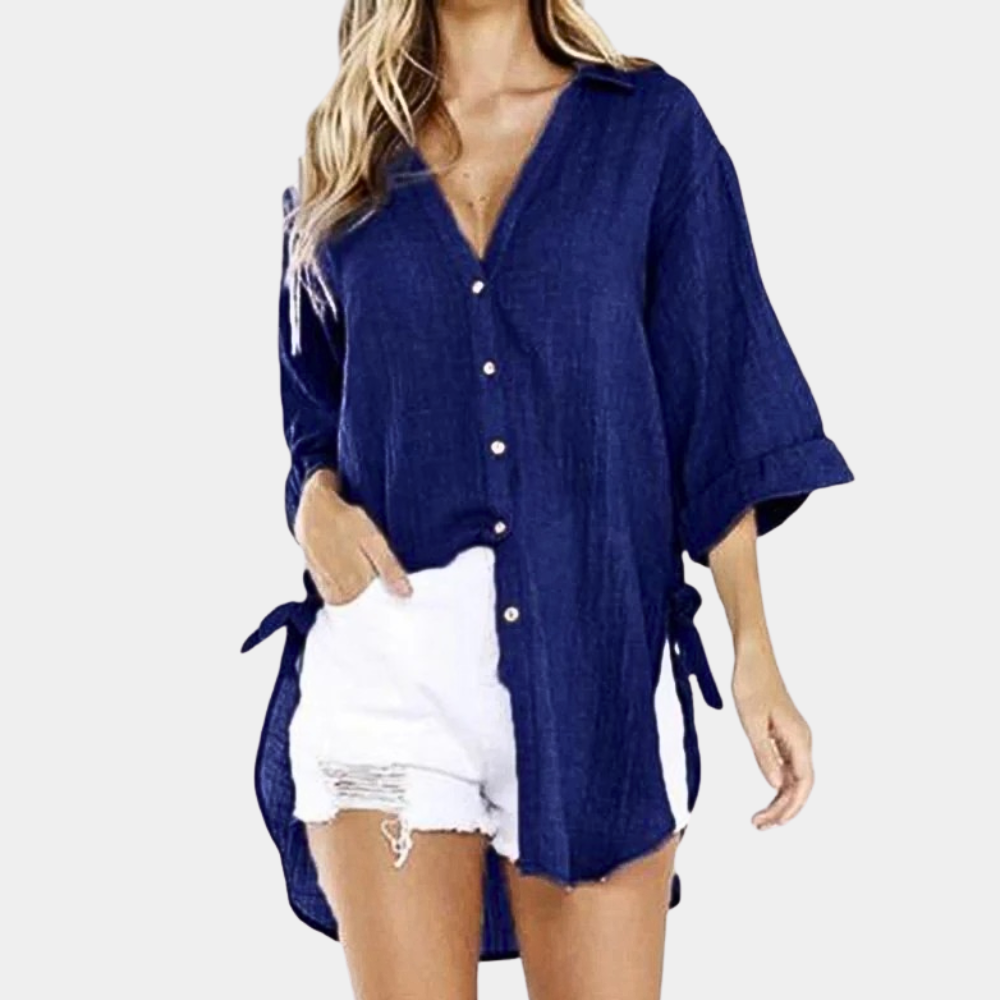 Casual en comfortabele damesblouse voor de zomer