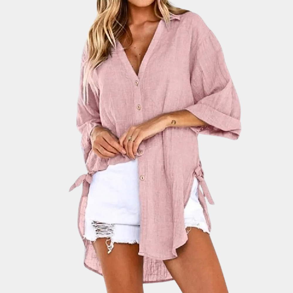 Casual en comfortabele damesblouse voor de zomer