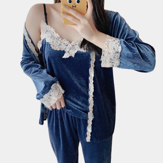 Luxe zomerse pyjamaset voor dames