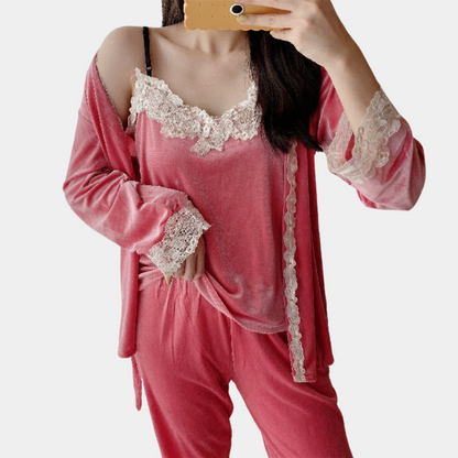 Luxe zomerse pyjamaset voor dames