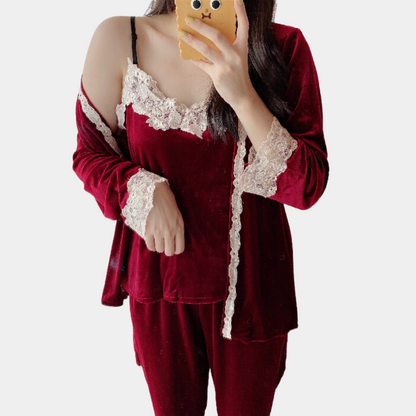 Luxe zomerse pyjamaset voor dames