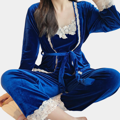Luxe zomerse pyjamaset voor dames