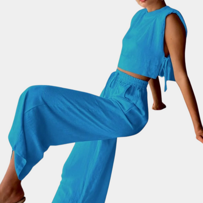 Casual 2-delige damesset voor de zomer