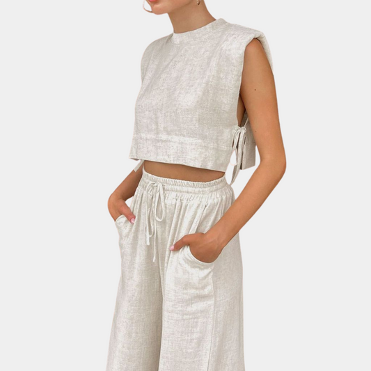 Casual 2-delige damesset voor de zomer
