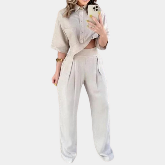 Casual 2-delige damesset voor de zomer