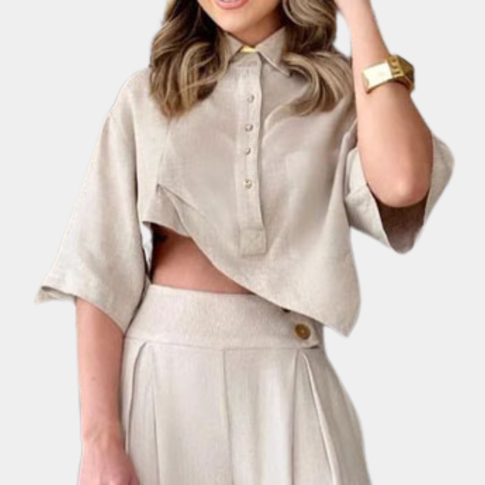 Casual 2-delige damesset voor de zomer