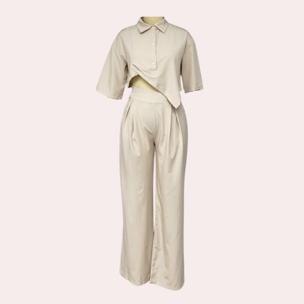 Casual 2-delige damesset voor de zomer