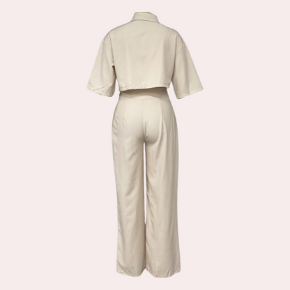 Casual 2-delige damesset voor de zomer