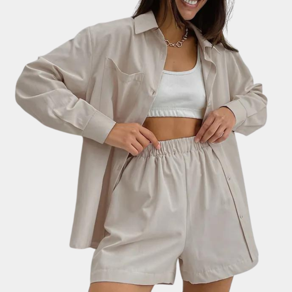Trendy 2-delige damesset voor de zomer
