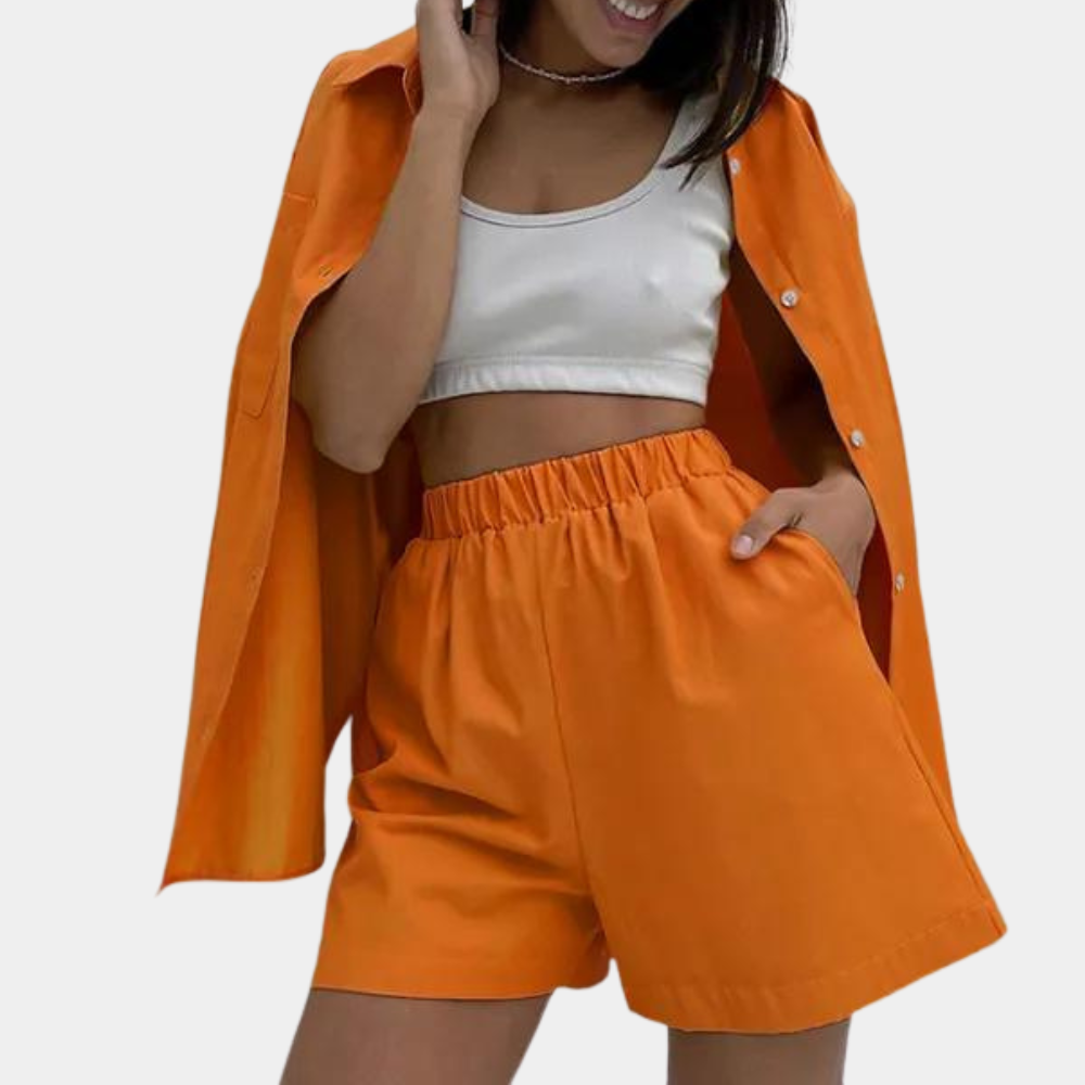Trendy 2-delige damesset voor de zomer