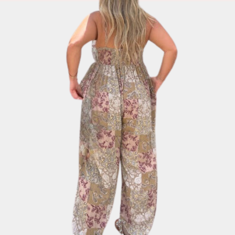 Zomerse dames jumpsuit in boho-stijl