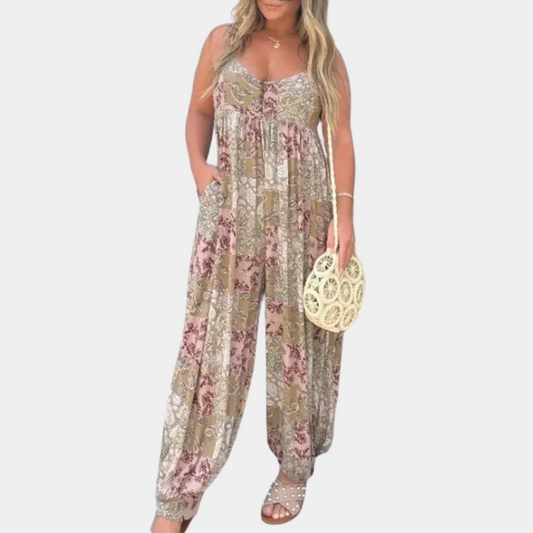 Zomerse dames jumpsuit in boho-stijl