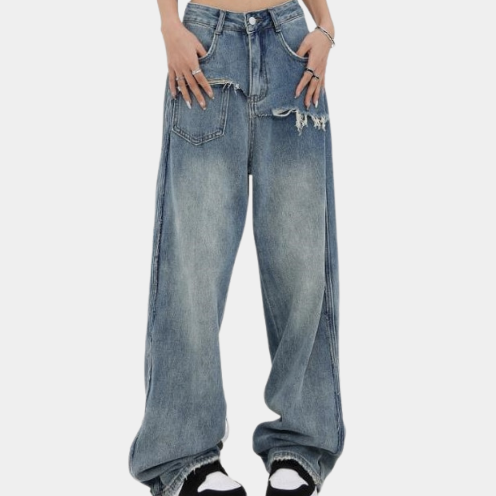 Dames zomer denim broek