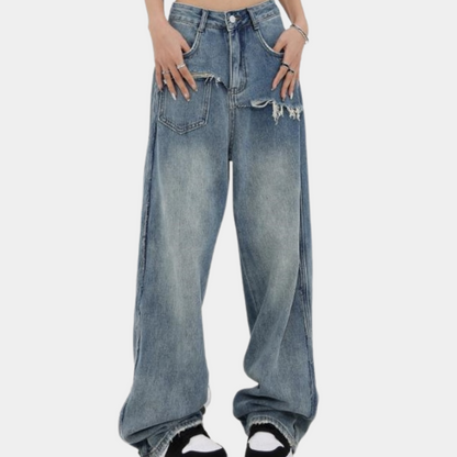 Dames zomer denim broek