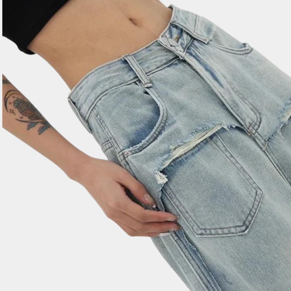 Dames zomer denim broek