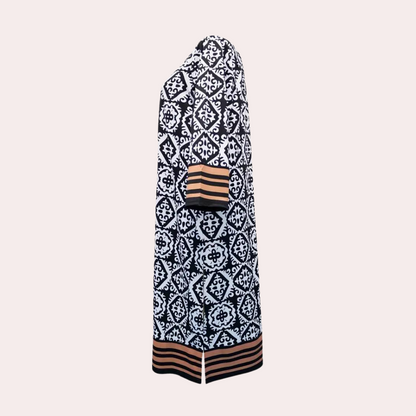 Zomerse klassieke maxi-jurk voor dames