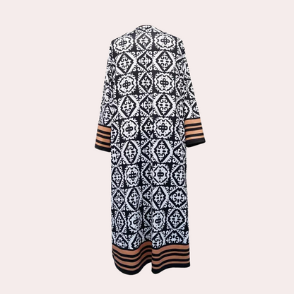Zomerse klassieke maxi-jurk voor dames