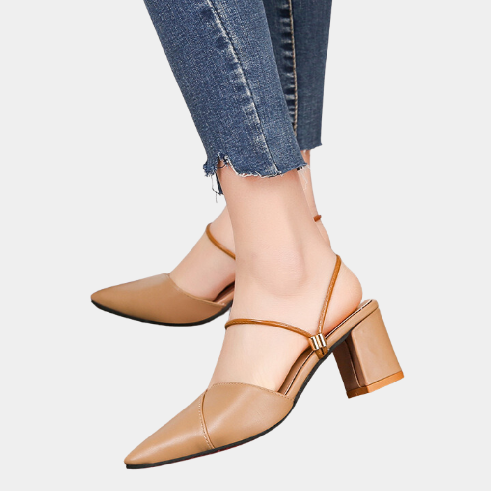 Elegante zomersandalen met hak voor dames