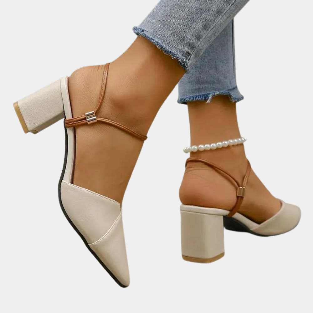 Elegante zomersandalen met hak voor dames
