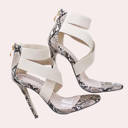 Elegante zomersandalen met kruisband voor dames