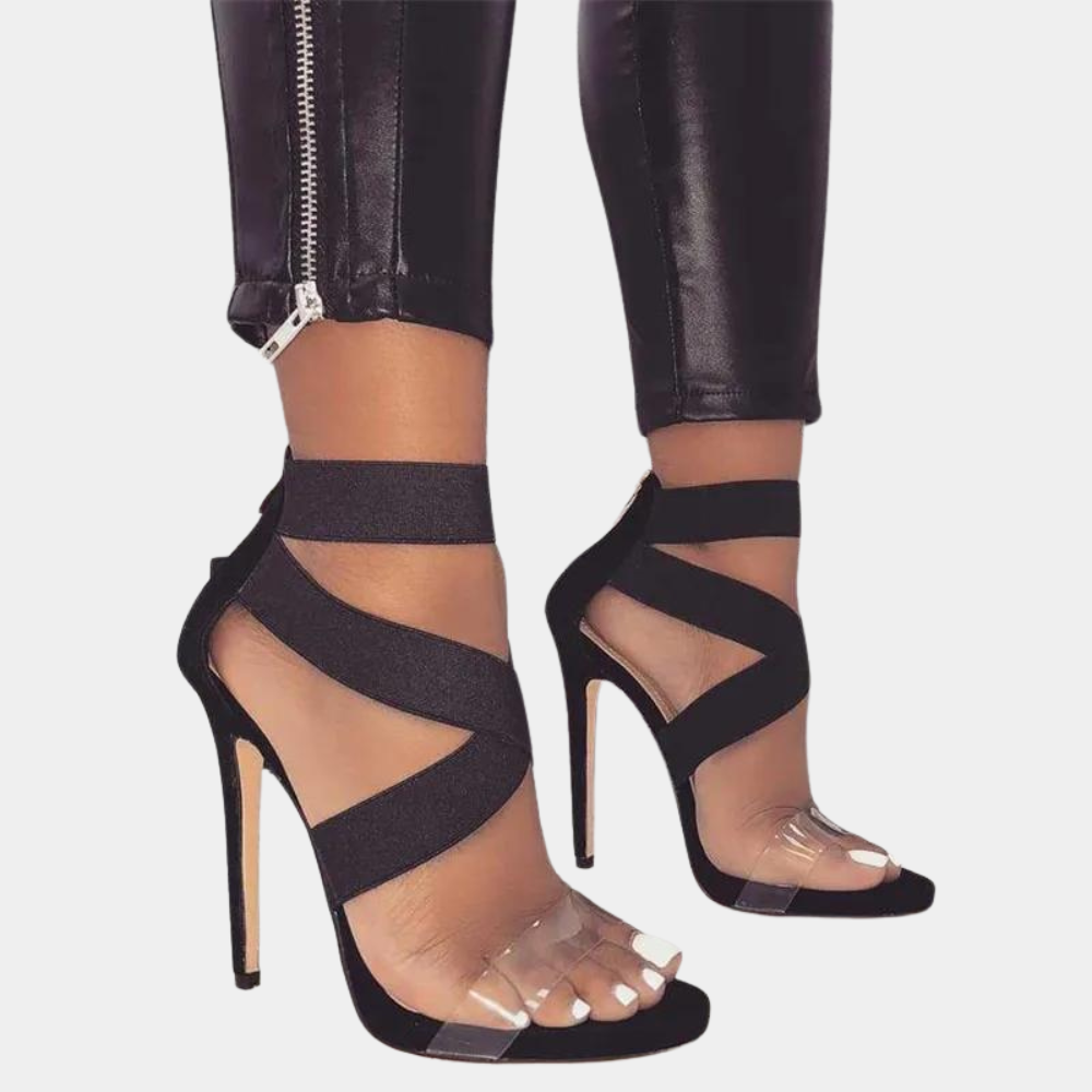 Elegante zomersandalen met kruisband voor dames