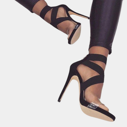 Elegante zomersandalen met kruisband voor dames