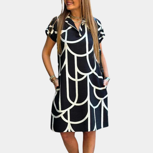 Elegante zomerse midi-jurk voor dames