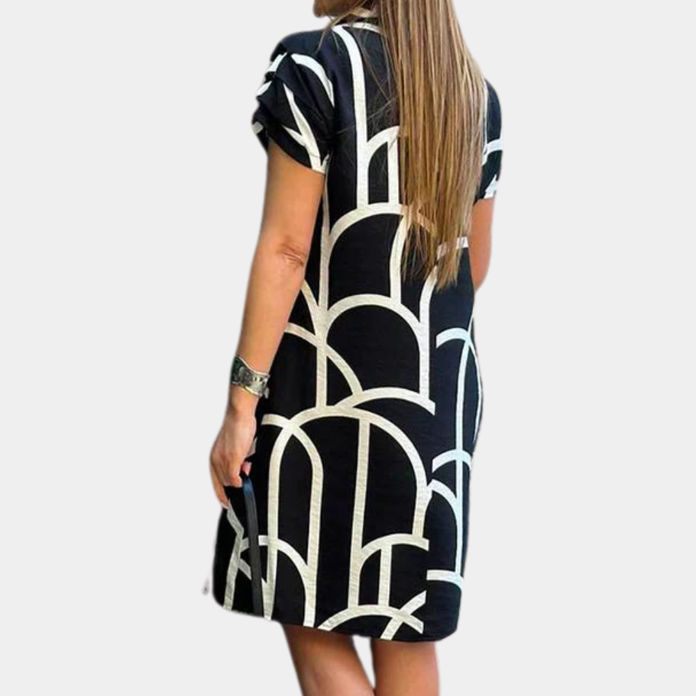 Elegante zomerse midi-jurk voor dames