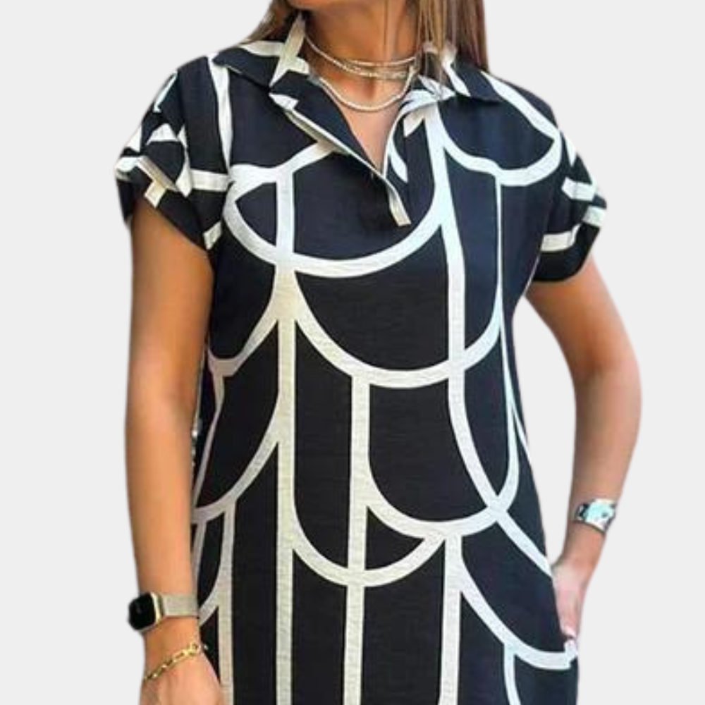 Elegante zomerse midi-jurk voor dames