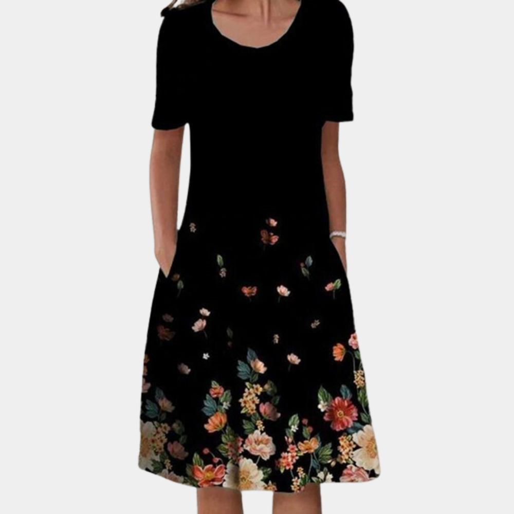 Casual zomerse midi-jurk voor dames