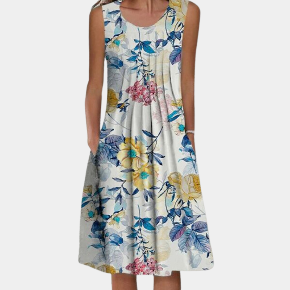 Casual zomerse midi-jurk voor dames