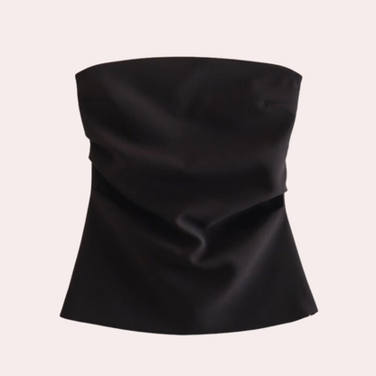 Strapless damesblouse voor de zomer