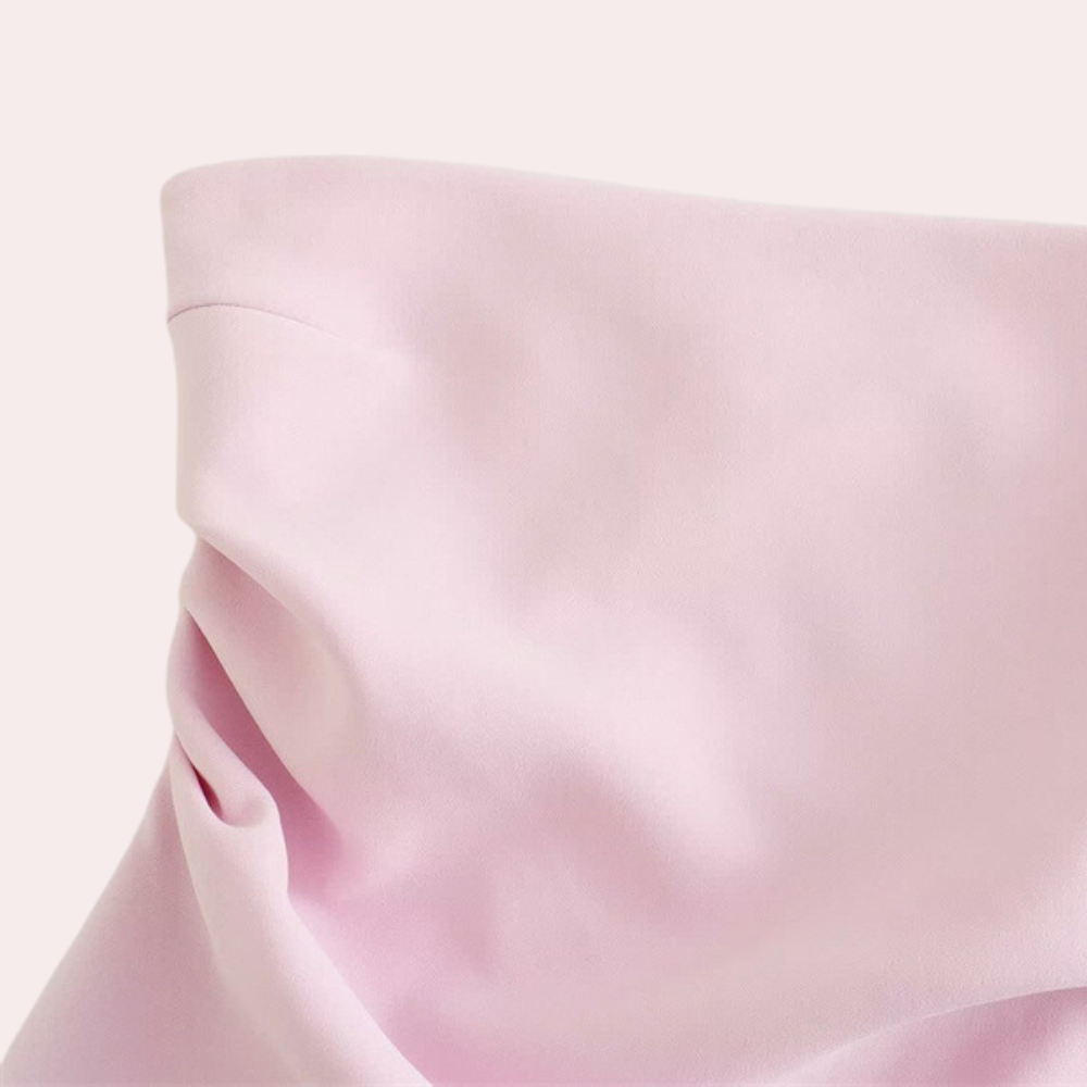 Strapless damesblouse voor de zomer
